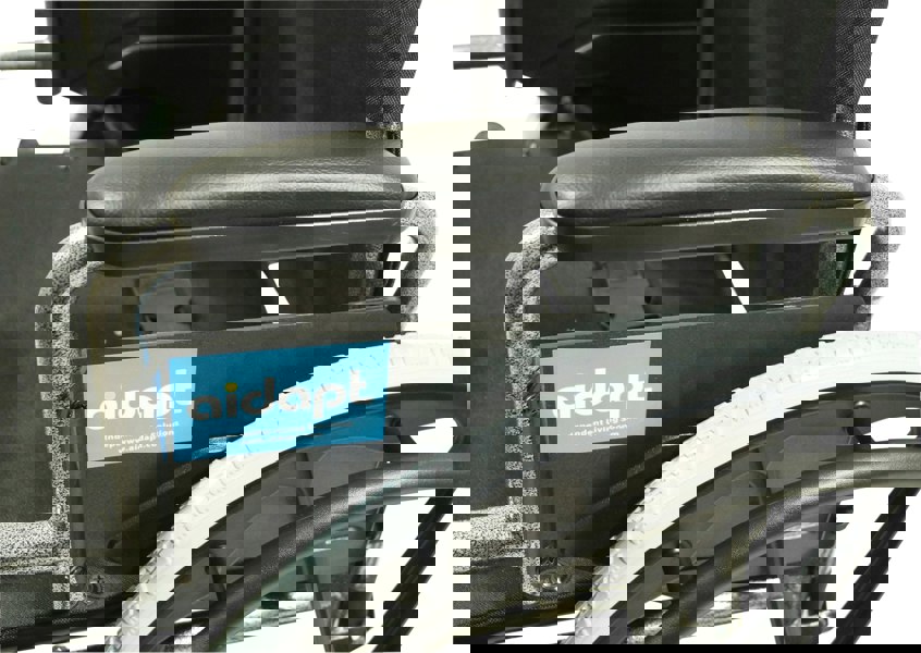 Aidapt Self propelled steel wheelchair Hammered Eggect