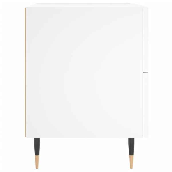 Berkfield Bedside Cabinets 2 pcs White 40x35x47.5 cm Engineered Wood