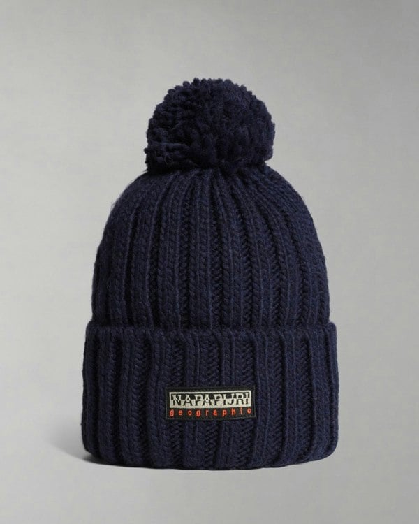 Napapijri Fea 2 Bobble Hat - Blue Marine 176