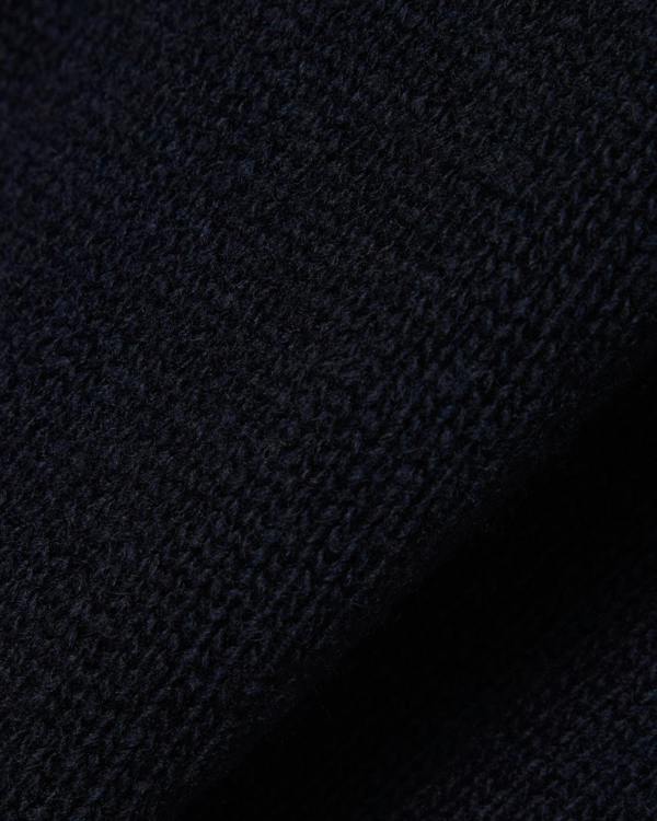 Lacoste Half - Zip Mens Merino Sweatshirt - Navy Blue 166 | CHO | Designer Mens Half Zip Sweatshirts