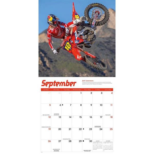 Motorcross Calendar 2027, Wall Calendars, Month To View, Sports, Gift