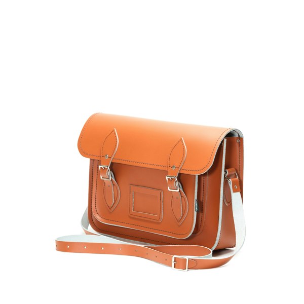 Zatchels Handmade Leather Satchel - Burnt Orange