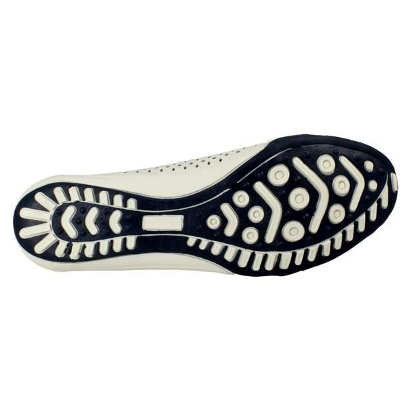 Down to Earth Ladies Down To Earth Casual Flat Leather Hook & Loop Strap Shoes F80066