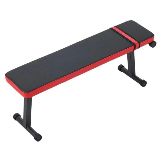 Havendro Flat Weight Bench Foldable Strength Training Exercise Home Gym Workout Fitness