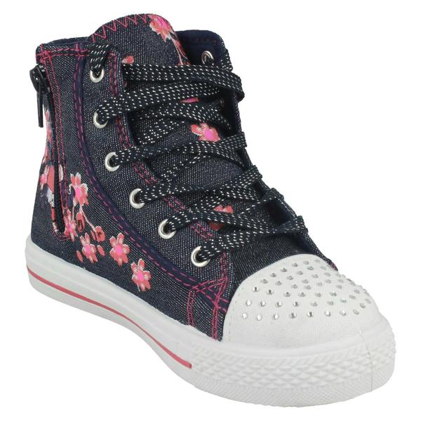 Girls Air Tech Hi Top Baseball Style Boots Rollar