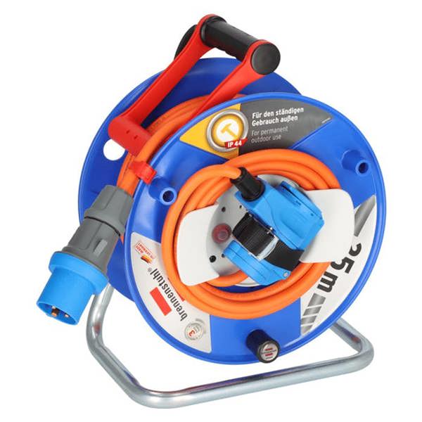 Brennenstuhl Caravan Camping CEE Cable Reel - 25 Metre Heavy Duty Cable