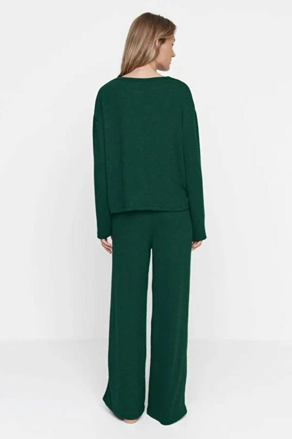 Hoxton Gal 2 Piece Ribbed Knit Pajama Set