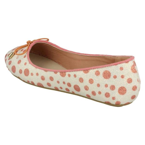 Spot On Girls Spot On Spotted Ballerinas