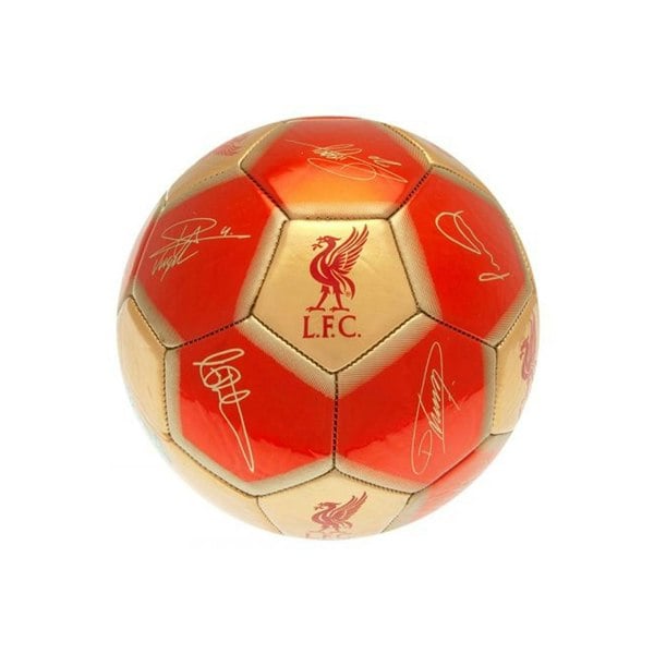 Liverpool FC Signature Football - Red/Gold