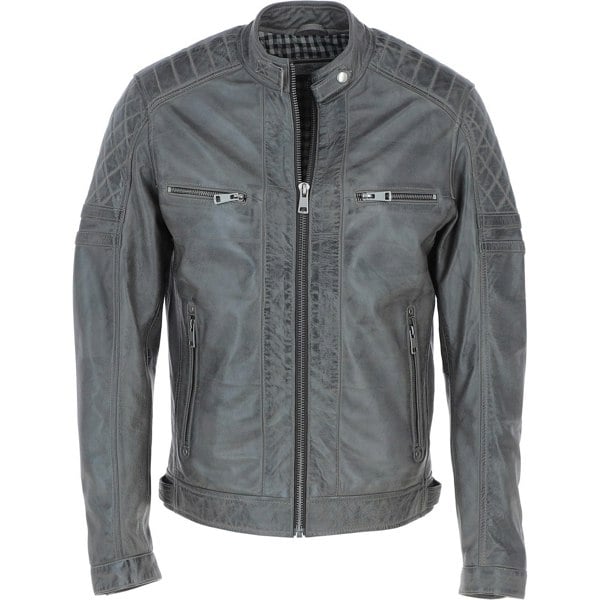 Mens Leather Jacket: awm-n2