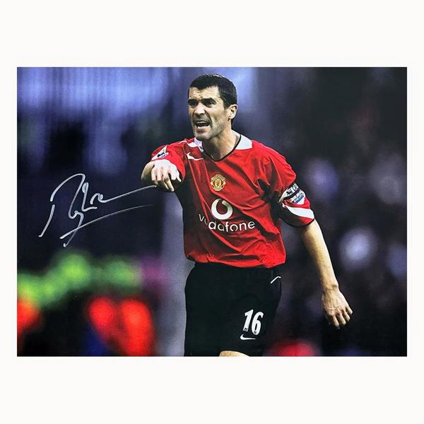 Unbranded Roy Keane signed Manchester United photo — Premium Framing