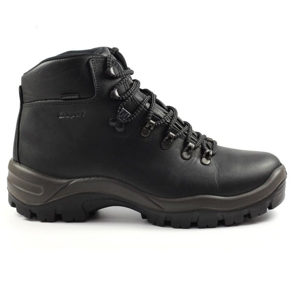 Grisport Mens Peaklander Waxy Leather Walking Boots - Black