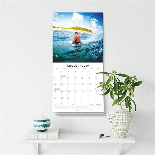 Surfing Calendar 2027, Wall Calendars, Month To View, Sports, Gift