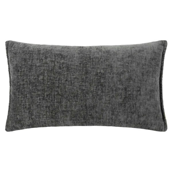 Evans Lichfield Buxton Reversible Rectangular Cushion Cover - Charcoal