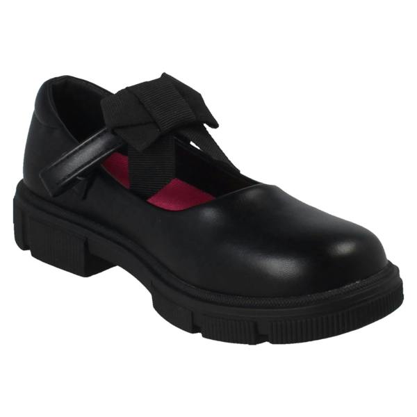 Pineapple Girls Pineapple Bow Detailed Mary Jane School Shoes H2712