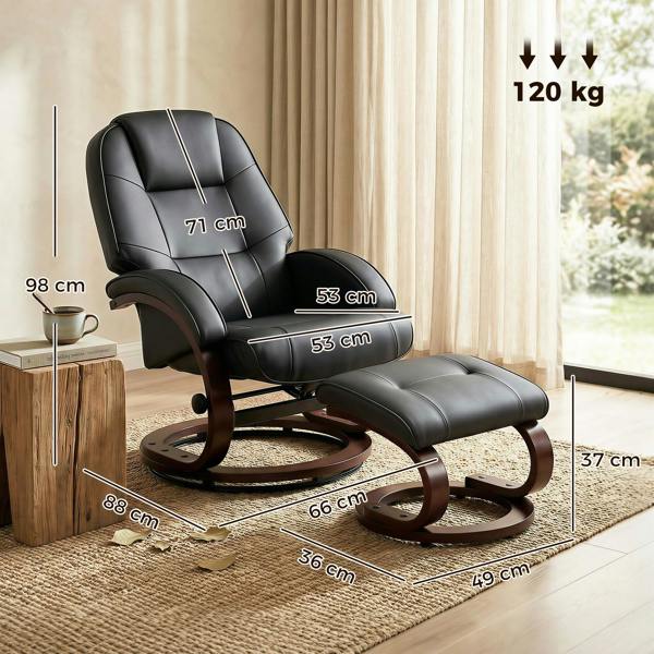 Recliner with Ottoman