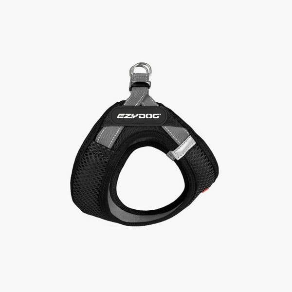 EzyDog FORMFIT® Mesh Dog Harness in Black