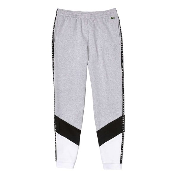 Lacoste Mens Fleece Logo Jogging Bottoms - Grey