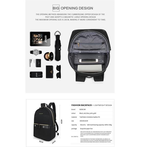 Infinity Luggage Backpack Rucksack 40 x 30 x 14 cm Underseat Travel Cabin Bag for Ryanair, Easy Jet