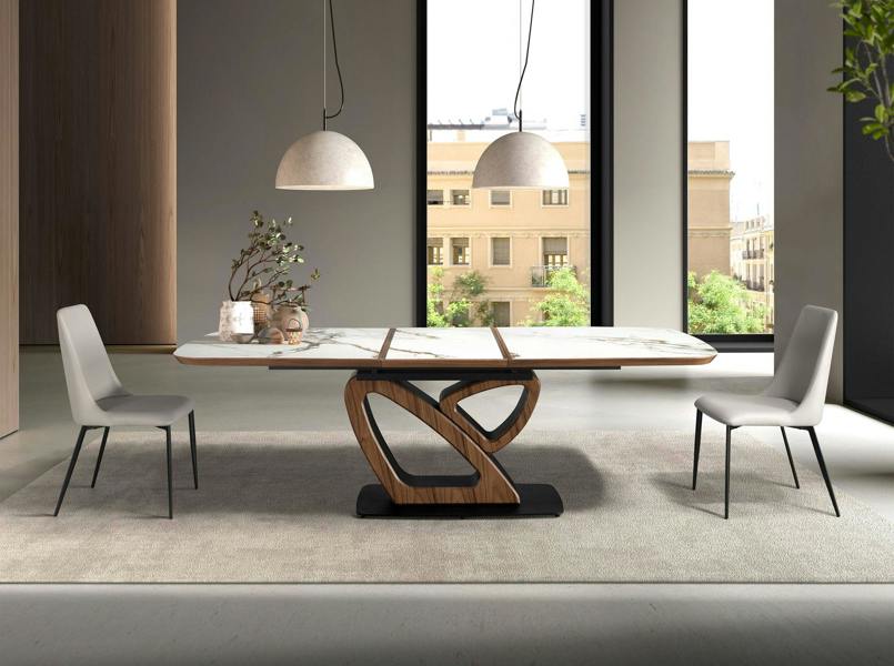 Angel Cerdá Light Grey Leatherette Chair 4184