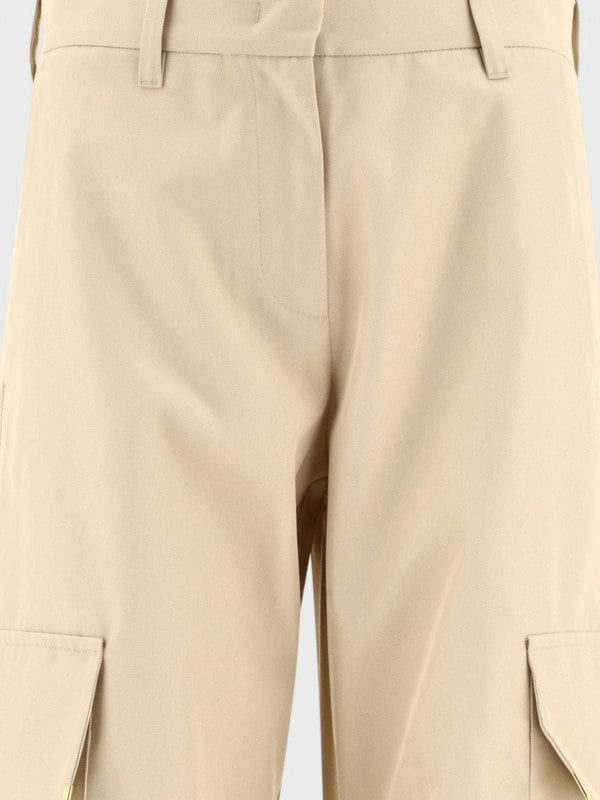 Palm Angels Metal Frame Trousers Beige - Supplied FashionPalm Angels