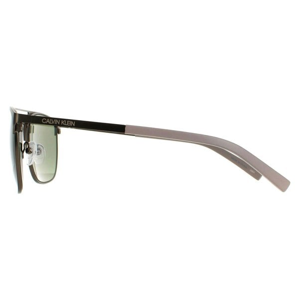 Calvin Klein Sunglasses CK20123S 008 Matte Gunmetal Solid Green G15