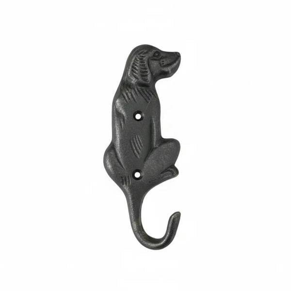Antique Cast Iron Labrador Dog Coat/Key Hook - 150mm