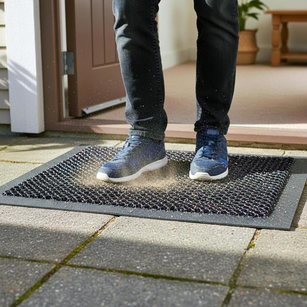 Floortex Doortex® Meshmat Entrance Mat Metallic Blue / Orange