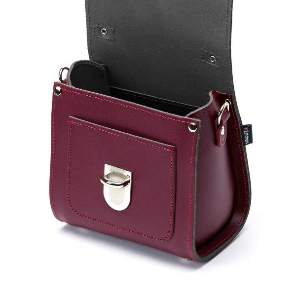 Oxblood Leather Sugarcube - Sugarcube - Zatchels