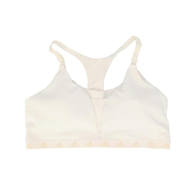 Adidas Womens/Ladies Grow Positivity Light Support Bra - White