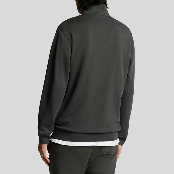 Lyle & Scott Tonal Superfine Quarter Zip Sweatshirt