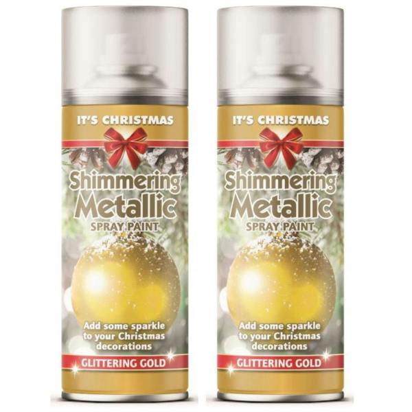Rapide 2X - Rapide Christmas Metallic Gold 200ml Spray Paint
