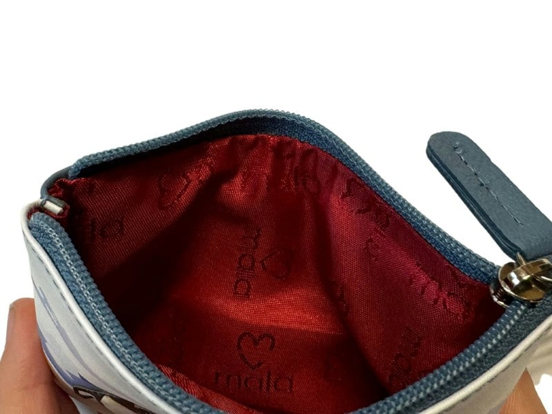 Mala Leather Penguin Coin Purse & Keyring Gift Set