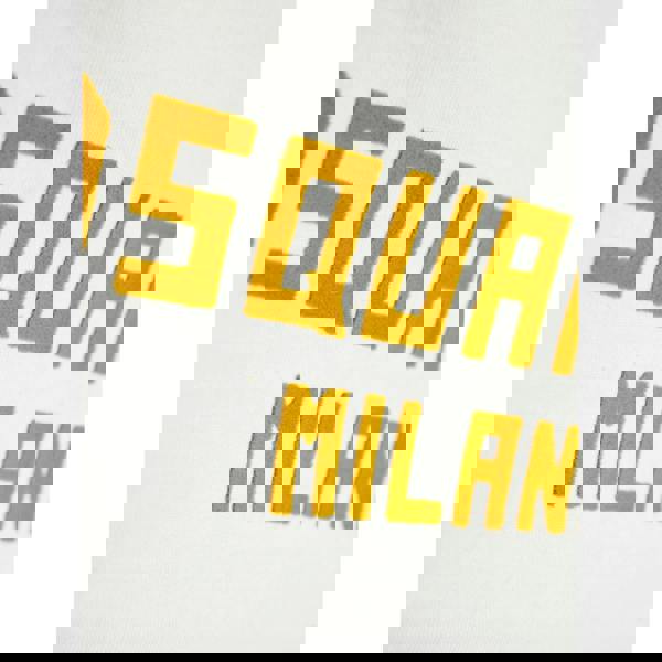 Dsquared Flocked Logo Milano T-Shirt   in  White