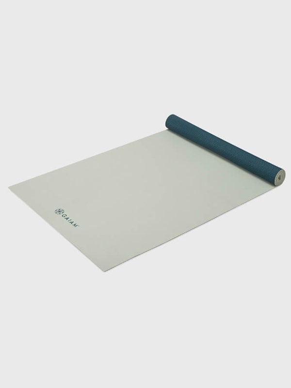 Gaiam Deep Jade/Icicle Reversible 2 Colour Yoga Mat 4mm