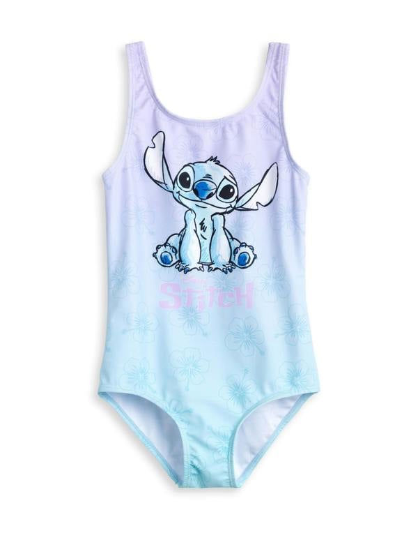 Disney Lilo & Stitch Girls Multicoloured Character 1 Piece Swimming Costume