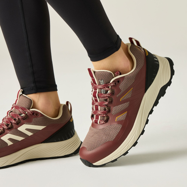 Regatta Womens Ravika Trainers - Dark Cherry/Mocha