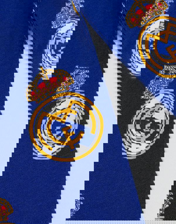 Real Madrid Boys Multicoloured Logo Short Sleeve Long Leg Pyjama Set