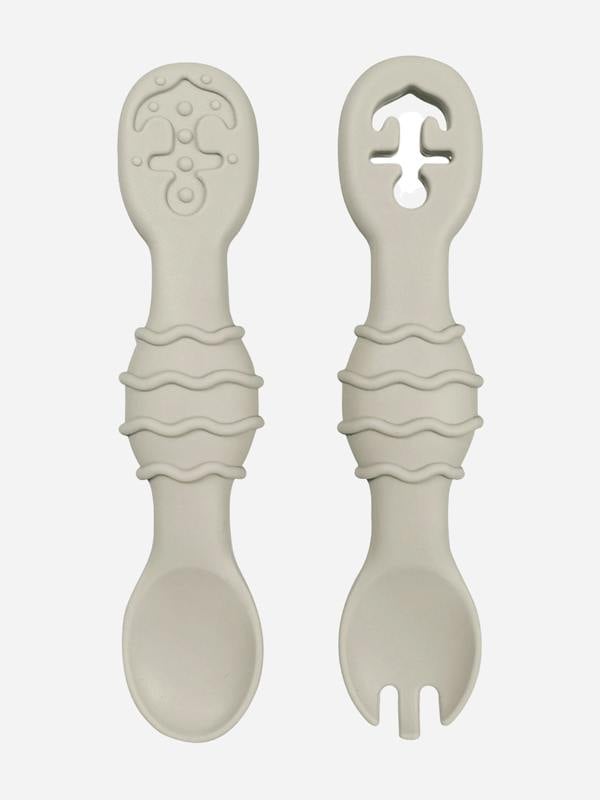 Bloom Bambini Silicon Spoon and Fork Set