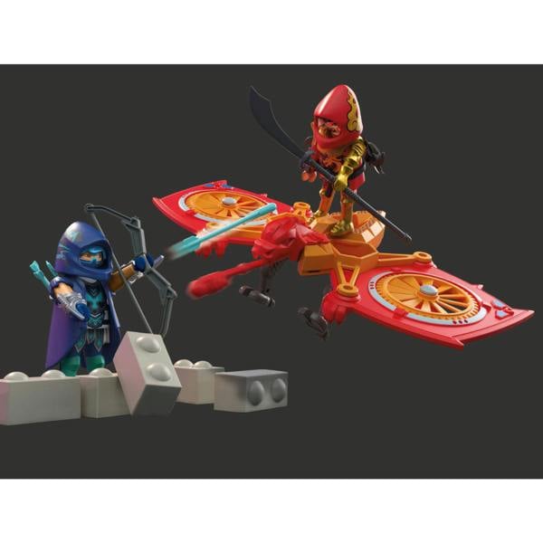 Playmobil Hero Drone Fight with Evil Ninja - 71833 Playset
