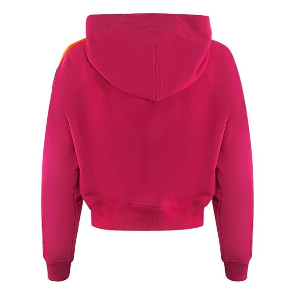 Parajumpers Letta Taped Sleeves Cropped Hoodie - Pink