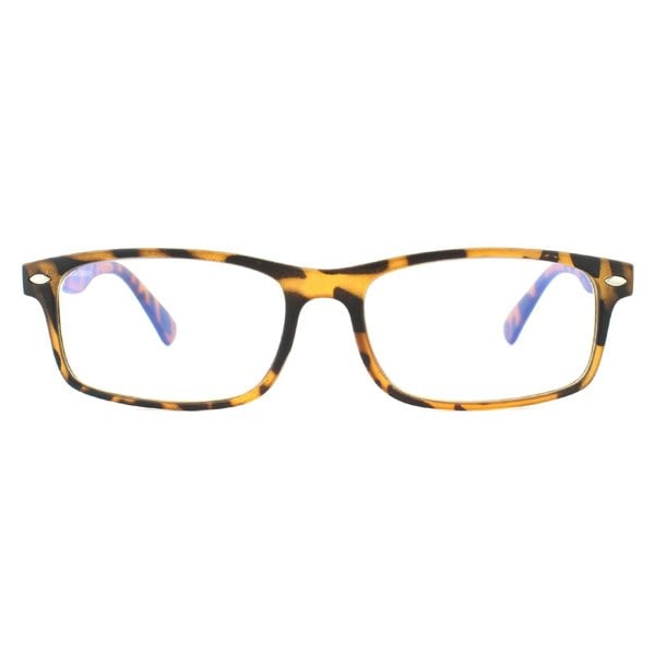 Montana Reading Glasses BLF83-A Matte Turtle Brown Blue Light Block +3.00
