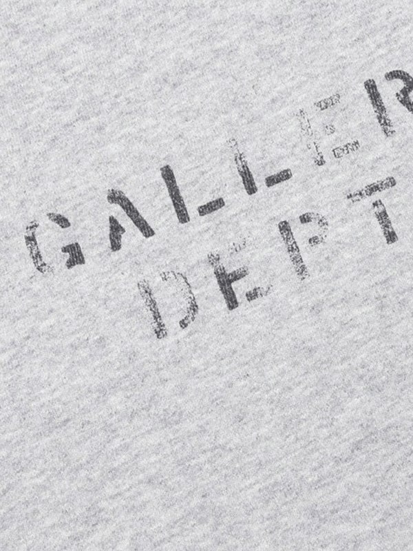 Gallery Dept. Dept Logo Hoodie Heather Grey - Supplied FashionGallery Dept.