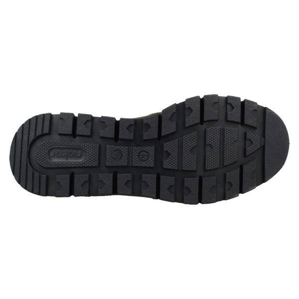 Rieker Mens Rieker Zip Detailed Extra Wide Lace Up Shoes B0513