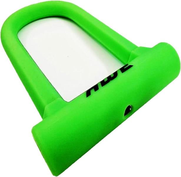 Awe Silicone Hardened Steel 130mm x 210mm Bike/Bicycle Shackle U Lock with Keys