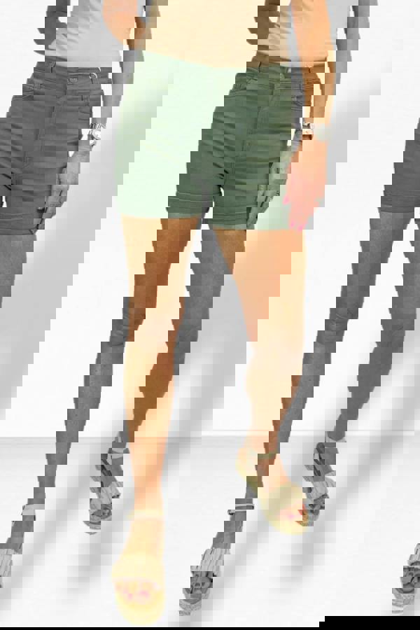 Paulo Due Women's Casual Turn Up Slim Fit Shorts