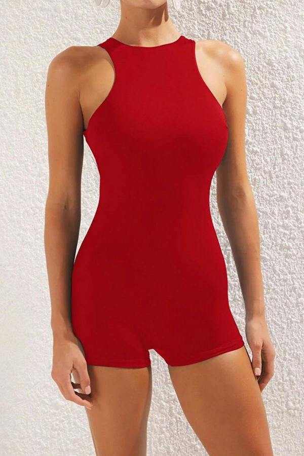 WOVCOR Surfer Style Regular Swim Shorts with Back Detail