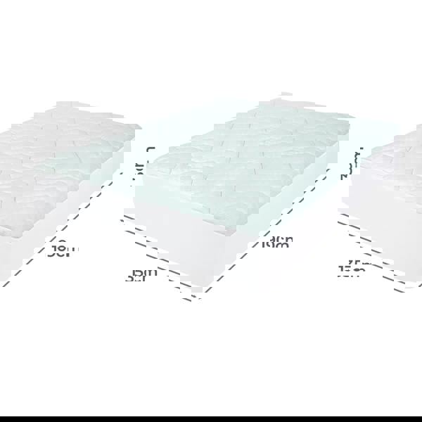 Lavio Mattress Topper Pillowtop Memory Foam Bamboo Cover Bed Protector Double