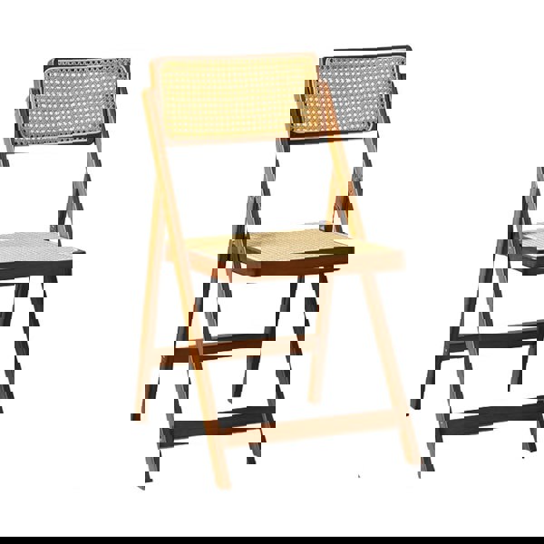 Sharon Foldable Rattan Dining Chair, Bamboo-Rit Concept-Rit Concept