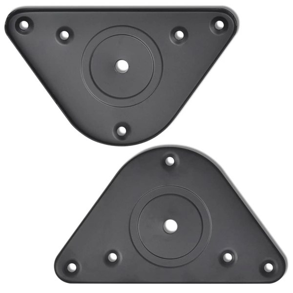 Berkfield 4 Height Adjustable Table Legs Black 1100 mm